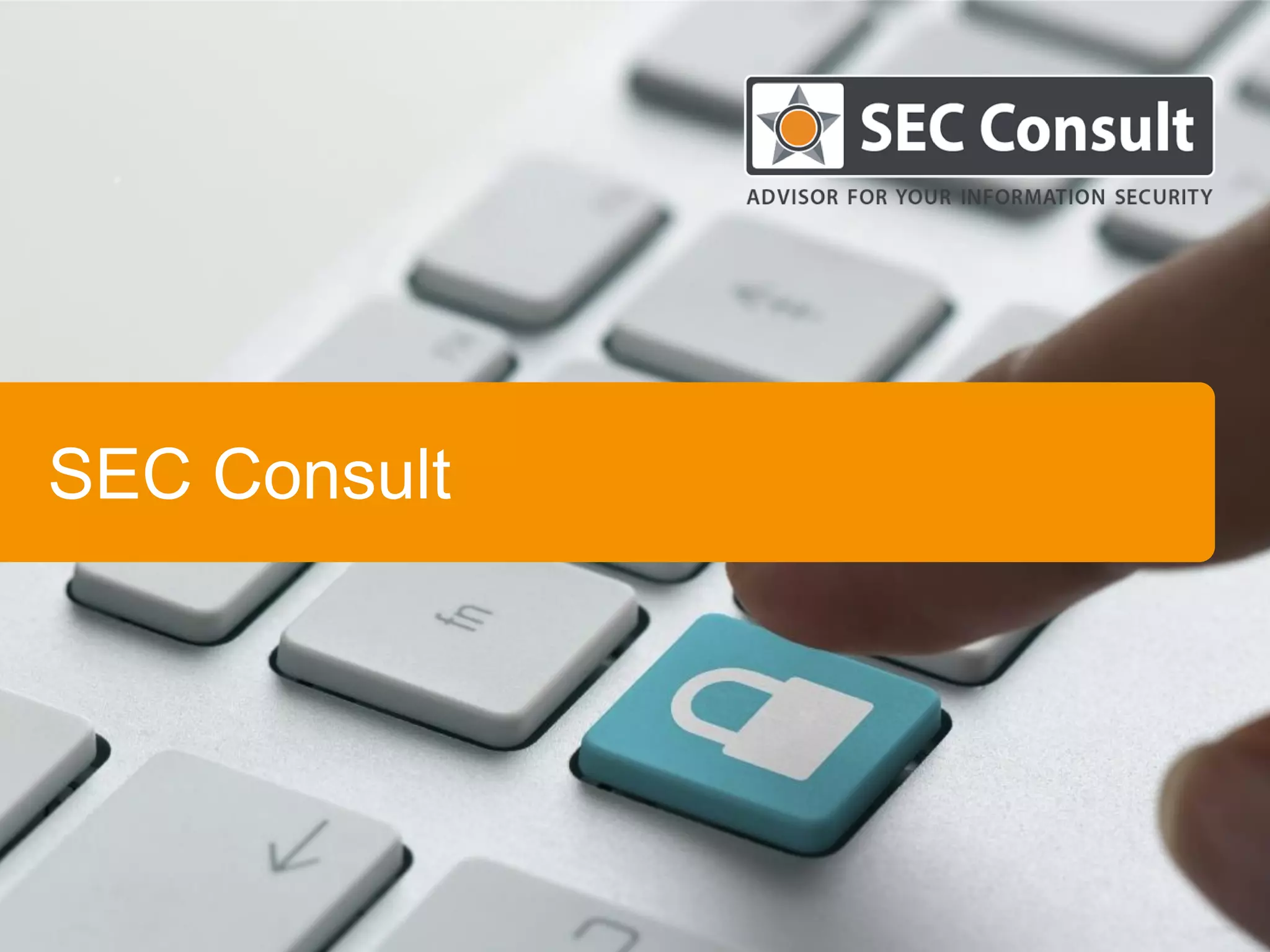 SEC Consult
 