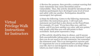 Privilege Walk Example CSWE-Virtual-Privilege-Walk-and-Power-of-One-Vazquez-and-Radis-Part-1 ...