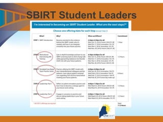 SBIRT Student Leaders
 