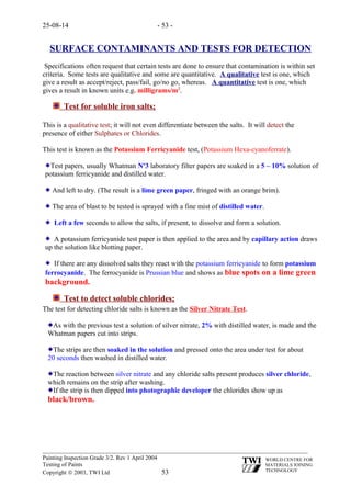Cswip 111 of painting | DOC