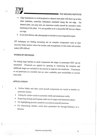 Cswip plant inspector course level i week 1