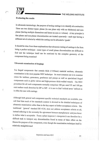 Cswip plant inspector course level i week 1