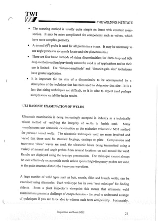 Cswip plant inspector course level i week 1