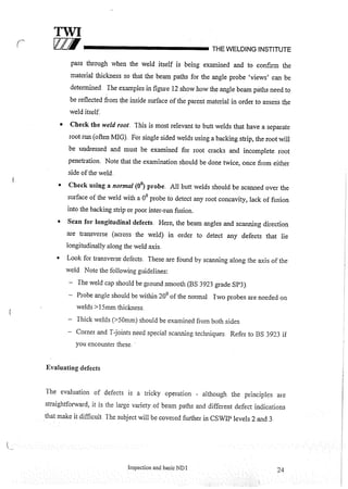 Cswip plant inspector course level i week 1
