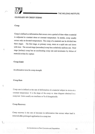 Cswip plant inspector course level i week 1