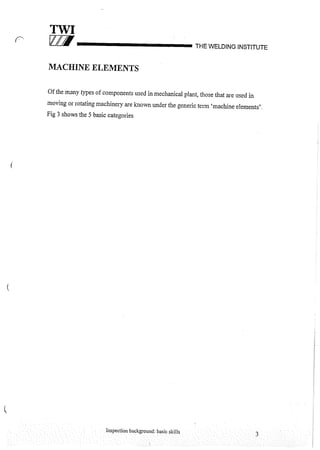 Cswip plant inspector course level i week 1