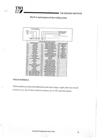 Cswip plant inspector course level i week 1