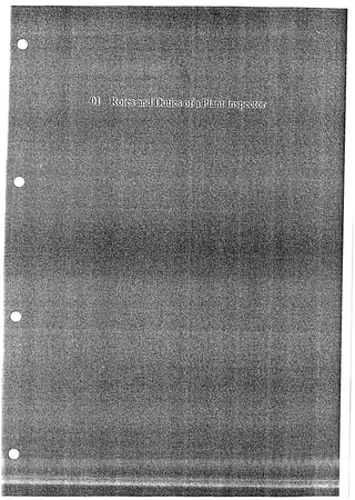 Cswip plant inspector course level i week 1