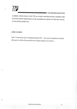 Cswip plant inspector course level i week 1