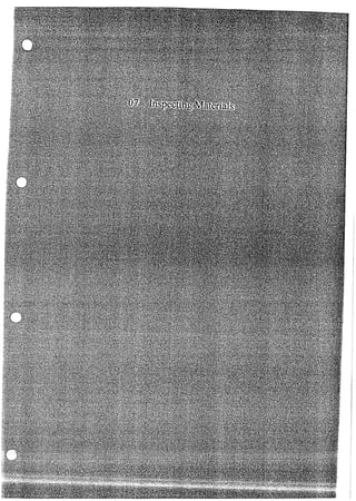 Cswip plant inspector course level i week 1