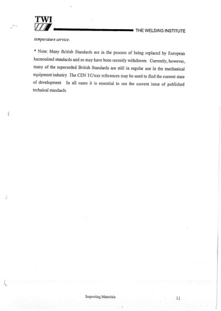 Cswip plant inspector course level i week 1