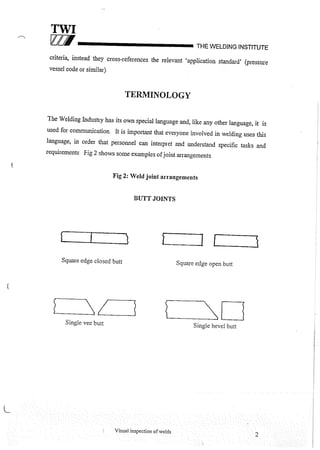 Cswip plant inspector course level i week 1