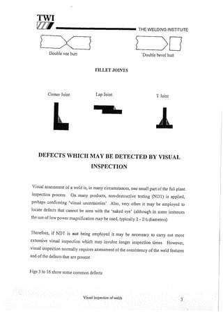 Cswip plant inspector course level i week 1