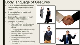 communication skills non verbal communication | PPTX
