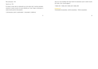 13
- Recherchez le numéro de pièce qui correspond au composant d'assemblage identifié par
« X » dans l’image.
Fonctionnalité de nomenclature : réorganisation des articles de nomenclature 1
(Enregistrez la mise en plan après chaque question dans un autre fichier au cas où celle-ci
devrait être réexaminée)
Système d’unité : N/D
Nbre de décimales : N/D
Type de cote : N/D
En utilisant la même table de nomenclature que celle utilisée dans la question précédente,
recherchez le numéro de pièce de la pièce identifiée par Y dans l’image et sélectionnez ce
numéro de pièce parmi les choix proposés.
☐ RTY654-B18.2.2.4M ☐ LLKNN-09285 ☐ ZXC654987 ☐ ZSWW143
Exercice 11
14
Exercice 12
Fonctionnalité de nomenclature : table
de nomenclature – Liste en tabulation
(Enregistrez la mise en plan après
chaque question dans un autre fichier
au cas où celle-ci devrait être
réexaminée)
Système d’unité : N/D
Nbre de décimales : N/D
Type de cote : N/D
Remarque : les numéros de pièce
commençant par A s’affichent, p.ir
exemple, en haut de la nomenclature.
Les numéros de pièce
qui commencent par Z apparaissent
au bas de la nomenclature.
En utilisant la même table de
nomenclature que celle utilisée dans
la question précédente modifiez la
table avec l’option suivante :
• Type de nomenclature : liste en tabulation, sans numérotation
• Repérez l’article de nomenclature portant le numéro de pièce KLY-4456, « Axle »
(Essieu) et recherchez dans quel sous-assemblage cet article apparait.
Quel est le sous-assemblage dans lequel l'article de nomenclature ayant le numéro de pièce
KLY-4456 « Axle » (Essieu) apparait ?
☐GRILL-001 ☐GRILL-002 ☐GRILL-003 ☐GRILL-004
Exercice 13
Fonctionnalité de nomenclature : table de nomenclature – Table de nomenclature
 