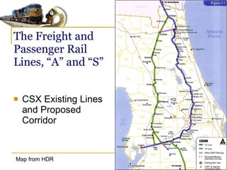 Csx S Line Map Fdot, Csx And The Central Florida Commuter Rail Project
