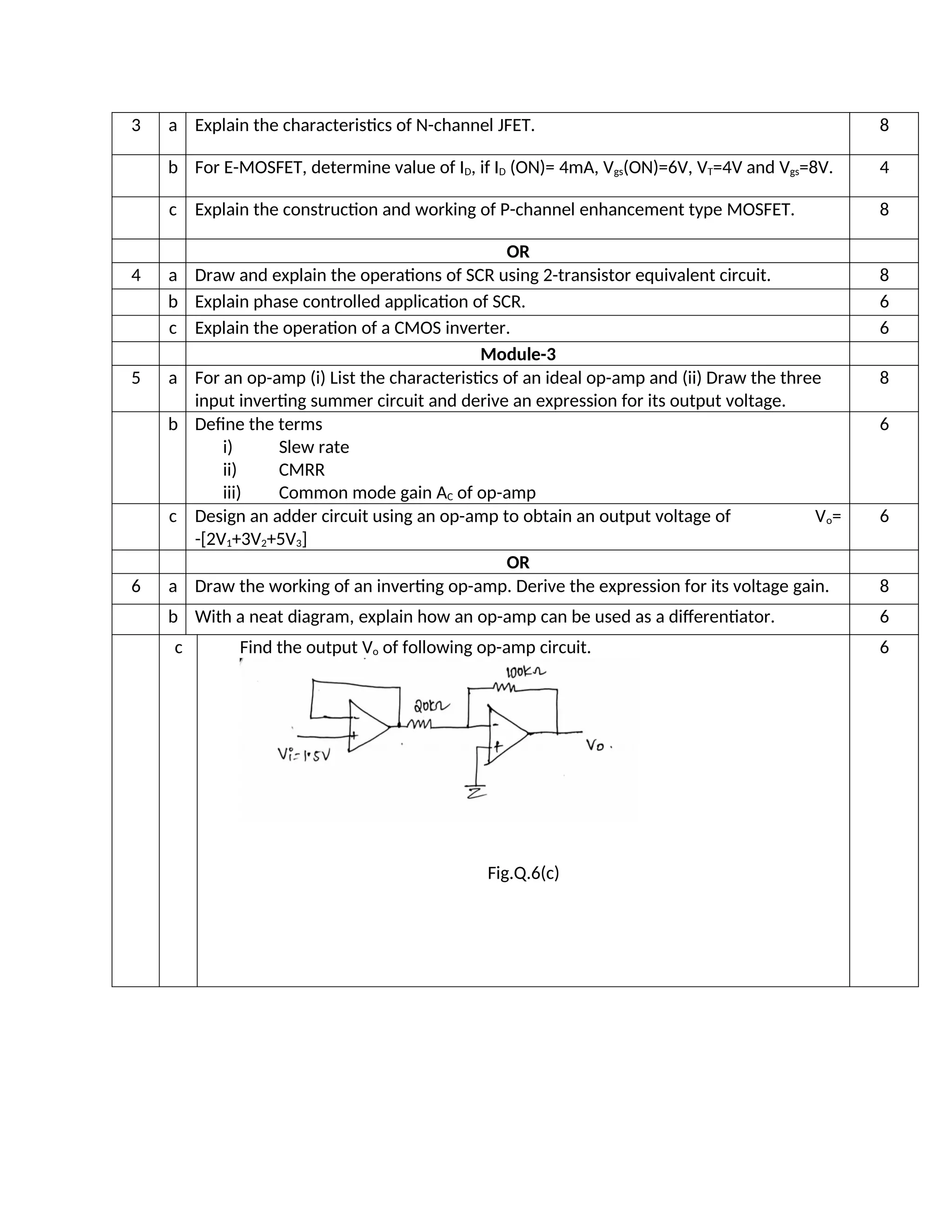 1st and 2nd Semester 2018 scheme C cycle model question papers | PDF