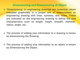 Comprehensive Guide to Dimensioning in Civil Engineering Drawings | PDF