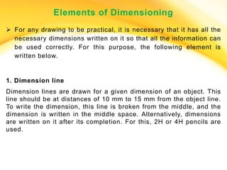 Comprehensive Guide to Dimensioning in Civil Engineering Drawings | PDF