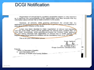 DCGI Notification
16-05-2014 38
 