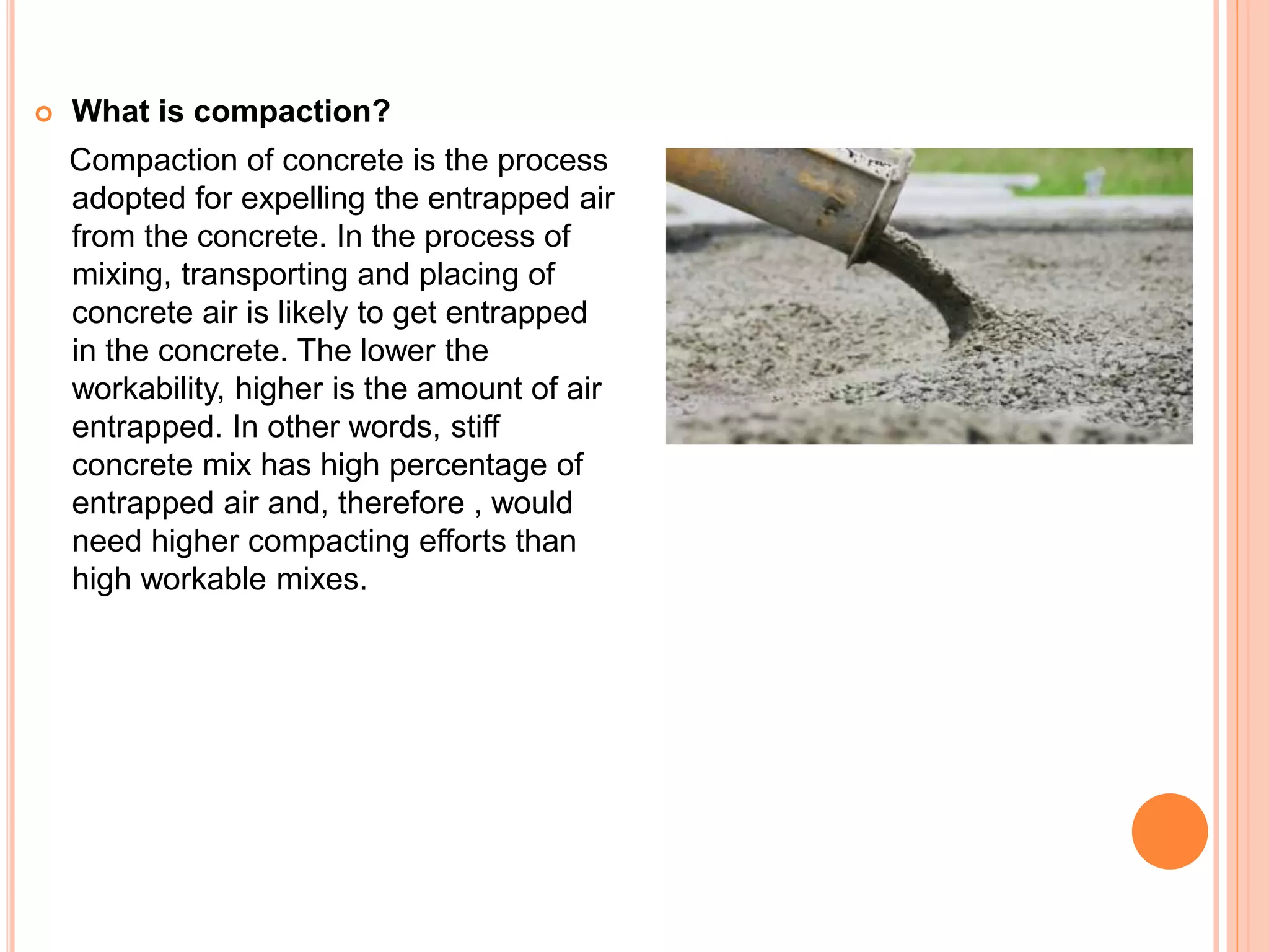 Concrete technology(methods of compaction) | PPT