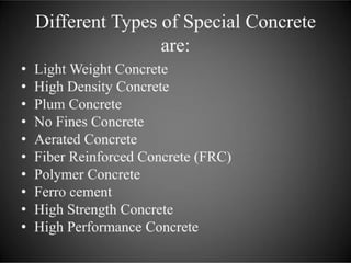 Concrete Technology .pptx unit 1,2,3,4, & 5