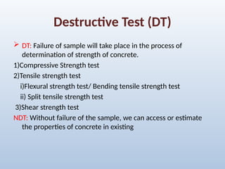 Comprehensive Analysis of Hardened Concrete Strength and Testing ...