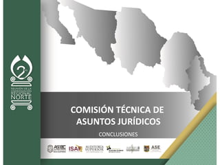 COMISIÓN TÉCNICA DE
ASUNTOS JURÍDICOS
CONCLUSIONES
 