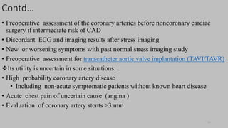 Ct   coronary  angiography edited 1st