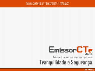 CT-e | Emissor CTe Light 