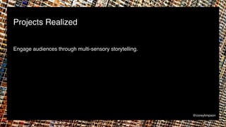 Multi-Sensory Design, Transmedia Inclusive Storytelling (Meet The Media Guru)