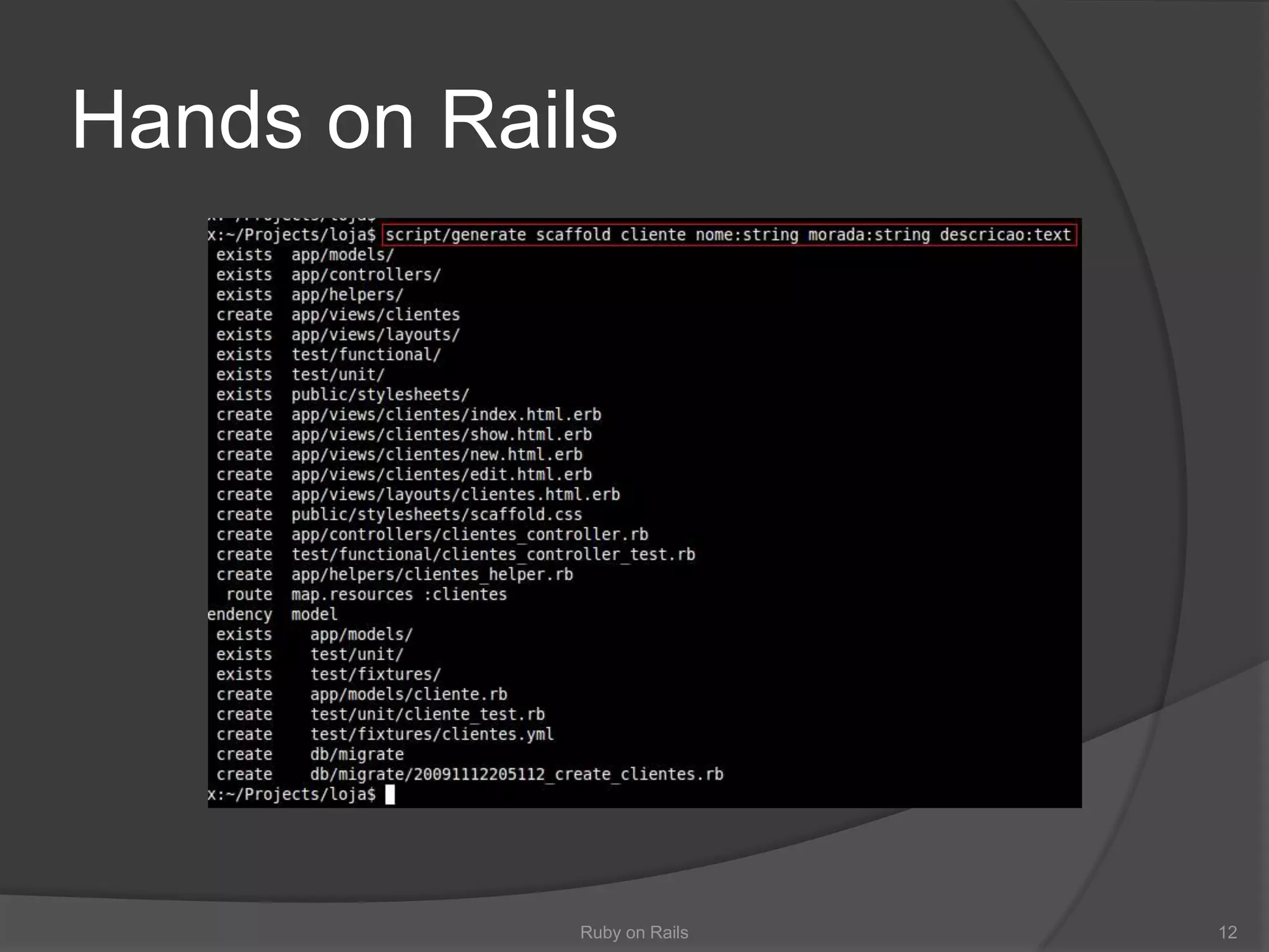 Hands on Rails12Ruby on Rails