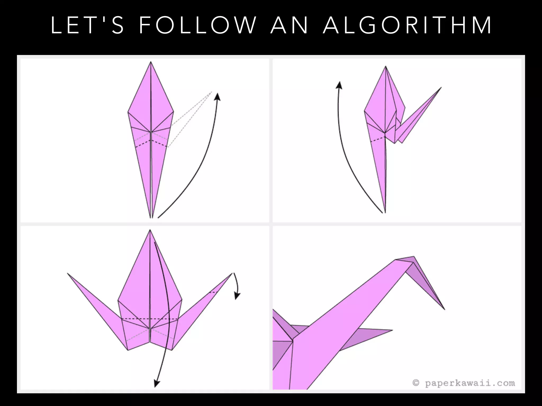 L E T ' S F O L L O W A N A L G O R I T H M
 