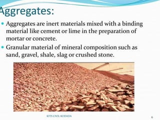 aggregates properties and all details | PPTX