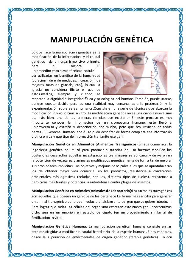 Manipulacion Genetica