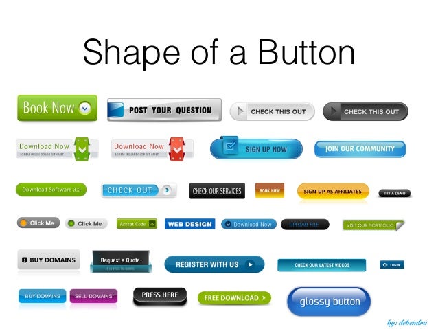 call to action button design button design