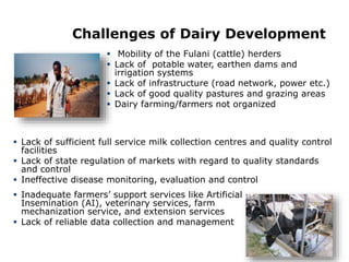 Challenges of Nigerian Dairy Development Programme