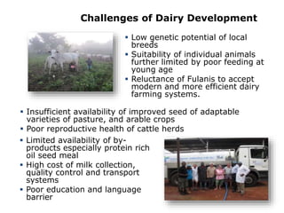 Challenges of Nigerian Dairy Development Programme