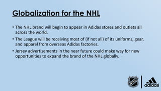 Cuidar enero comunidad The NHL and Adidas - Expanding Global Markets