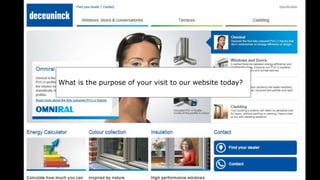 What is the purpose of your visit to our website today?
 