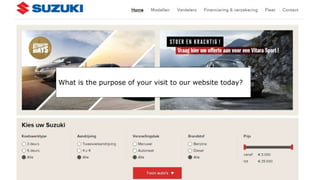 What is the purpose of your visit to our website today?
 