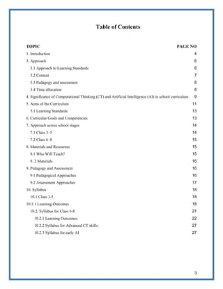 Comprehensive Curriculum Framework for Computational Thinking and ...