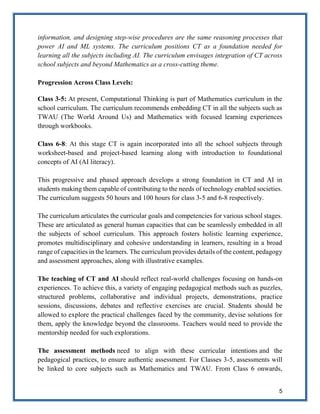 Comprehensive Curriculum Framework for Computational Thinking and ...