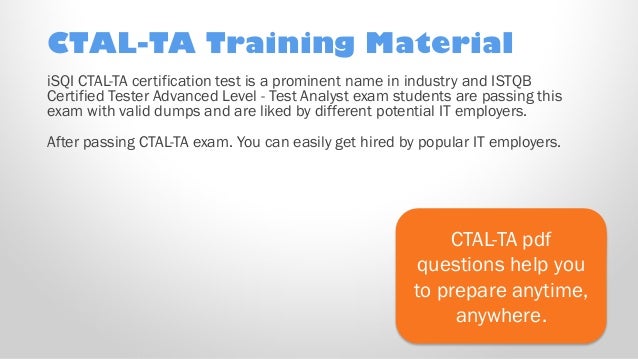 CTAL-TM-001 Demotesten | Maxtic