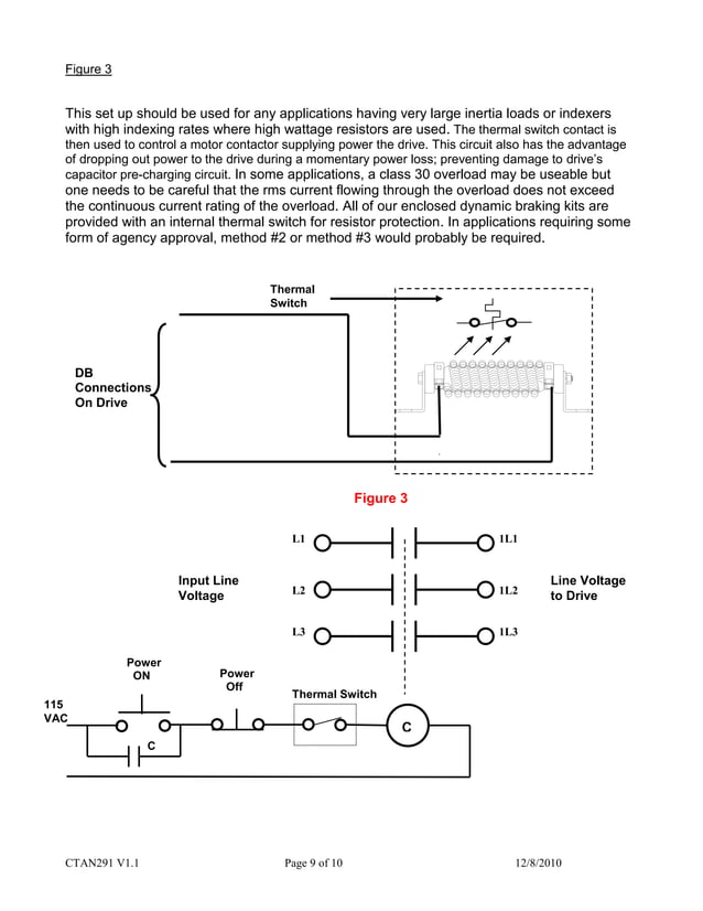 dynamic braking resistor selection calculation PDF