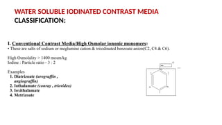 ct and mri contrast agents presentations | PPTX