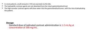 ct and mri contrast agents presentations | PPTX