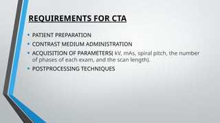 ct angiography and pre and post scans by WAQAS MAHMOOD RIT 6TH SEMESTER ...