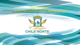 CUENTA PUBLICA
SOCIEDAD EDUCACIONAL CHILE NORTE S.A
 