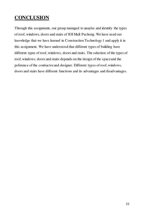 Construction technology assignment Construction technology assignment